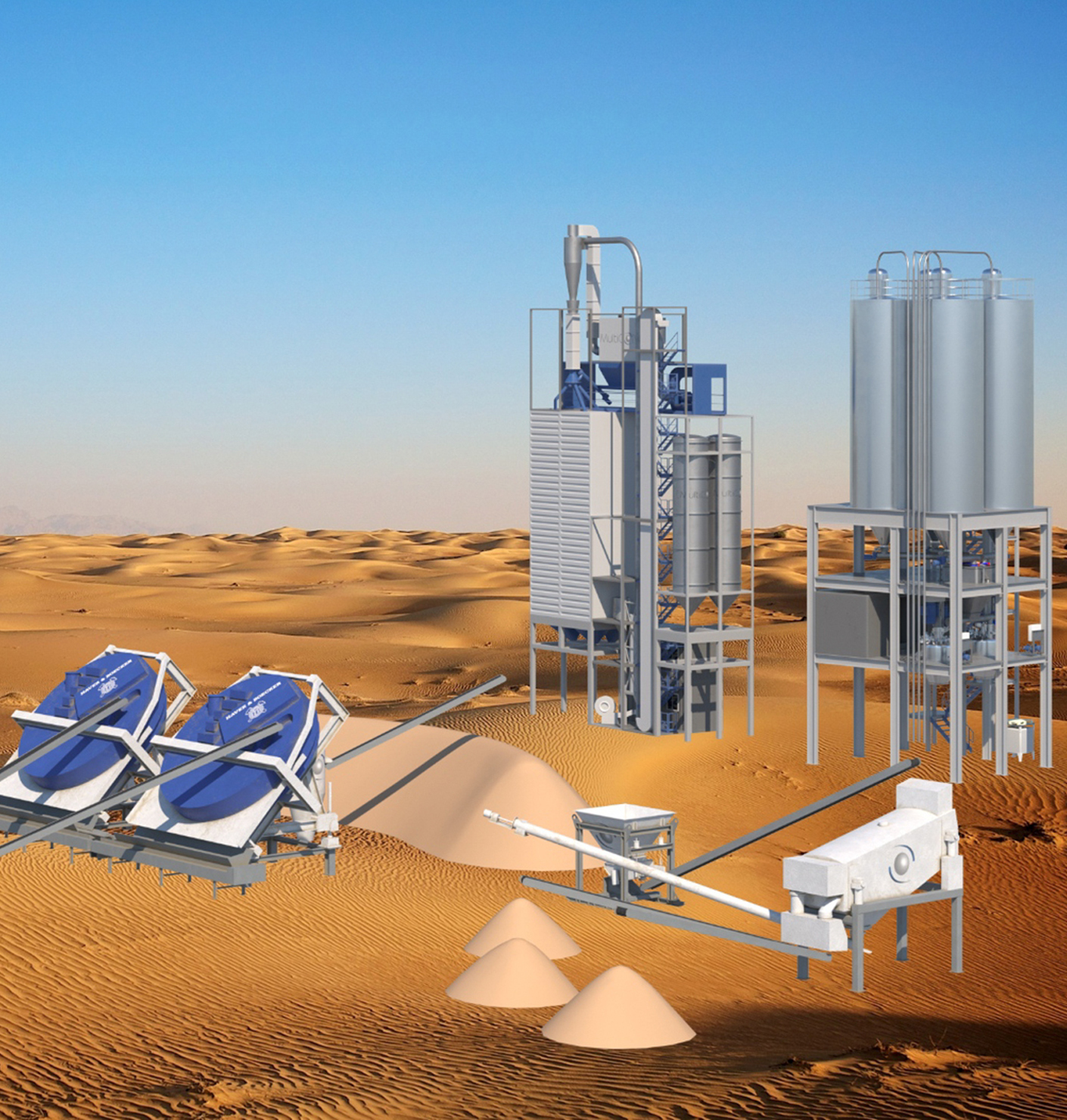 Concrete from the desert