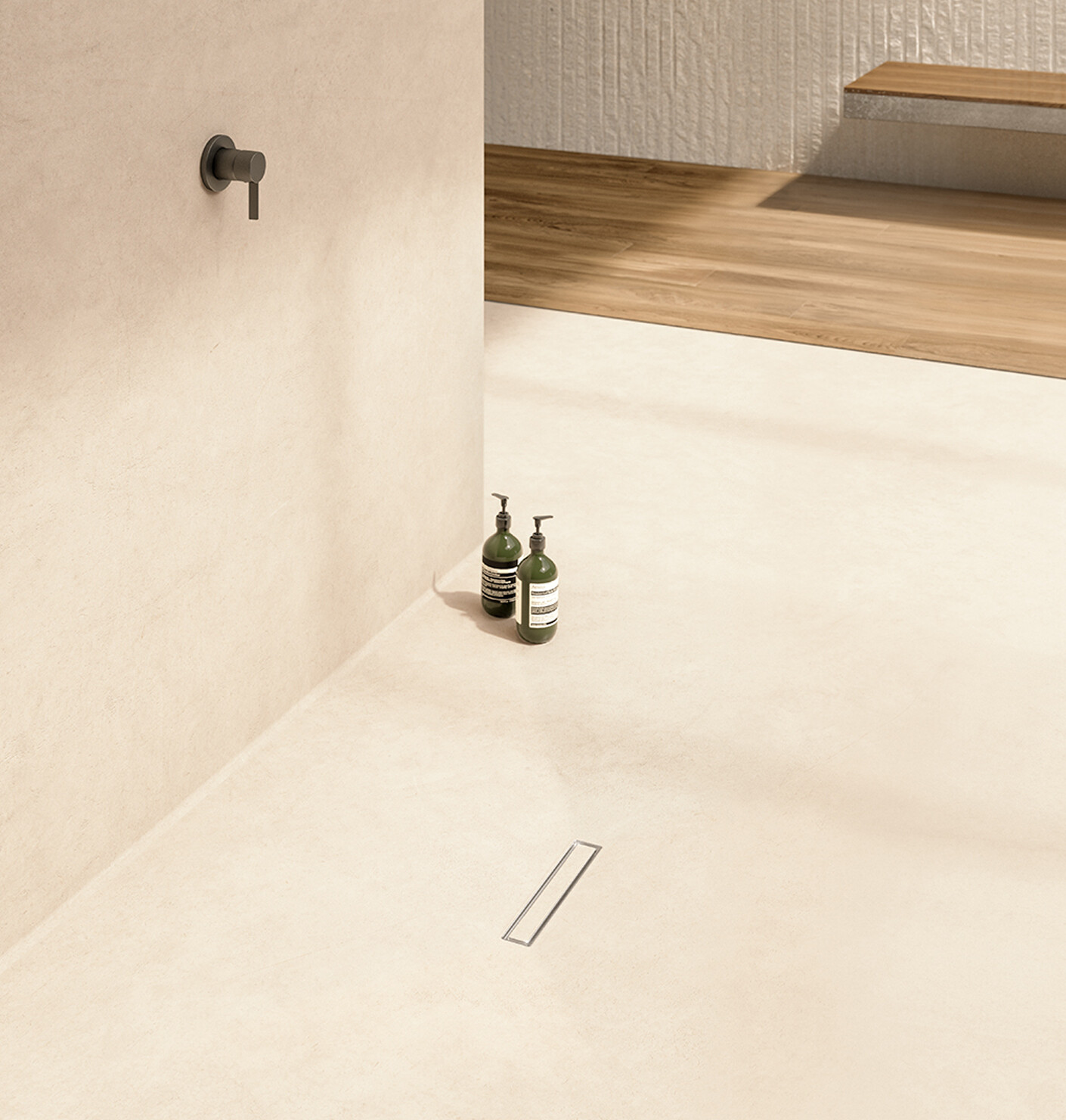 Fugenlose Bad-Ästhetik