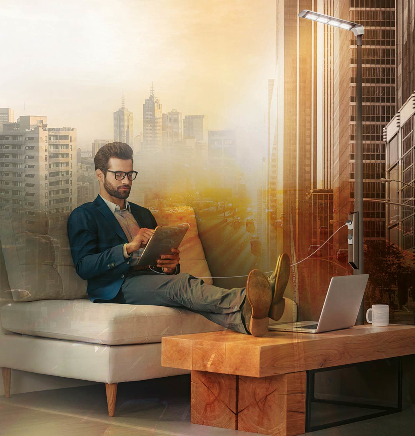 Cold white in the morning