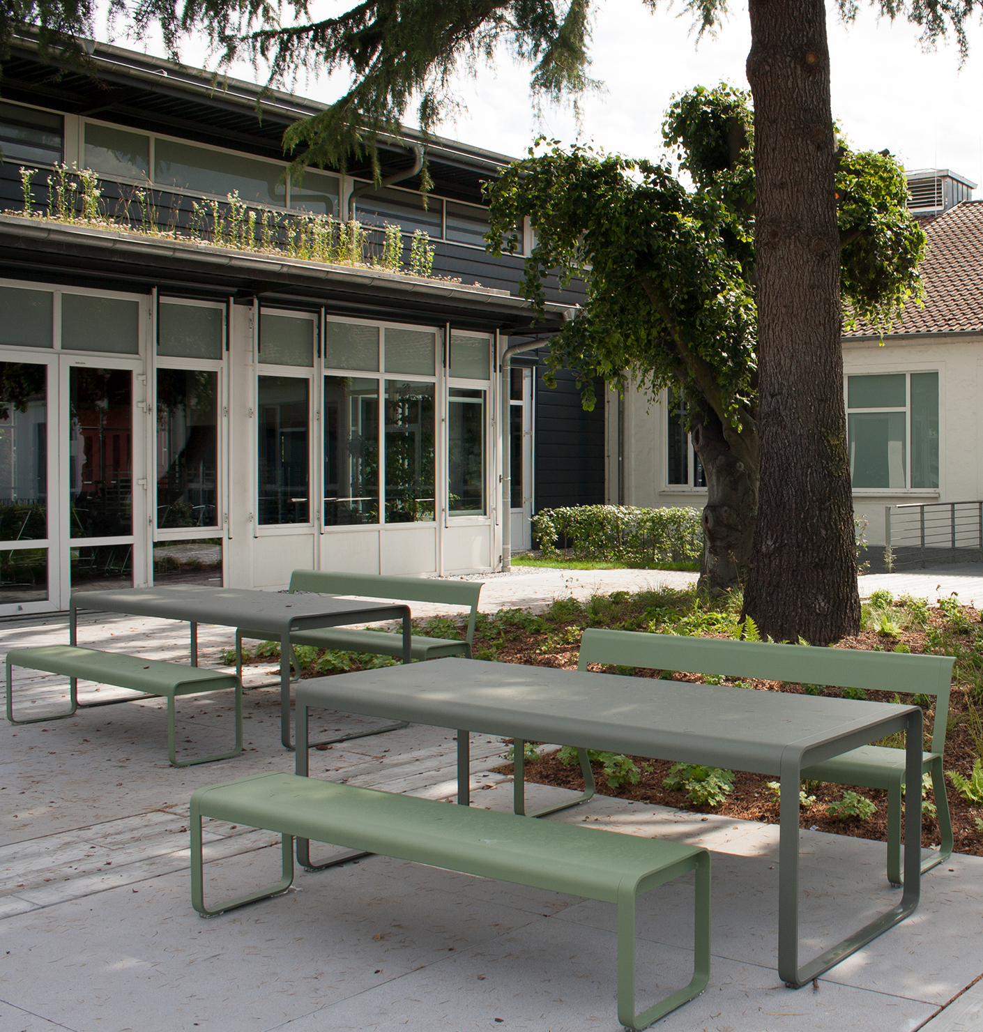 Grüne Insel auf dem Technologie-Campus