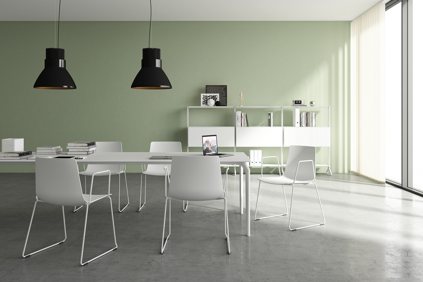 slim chair sledge arm