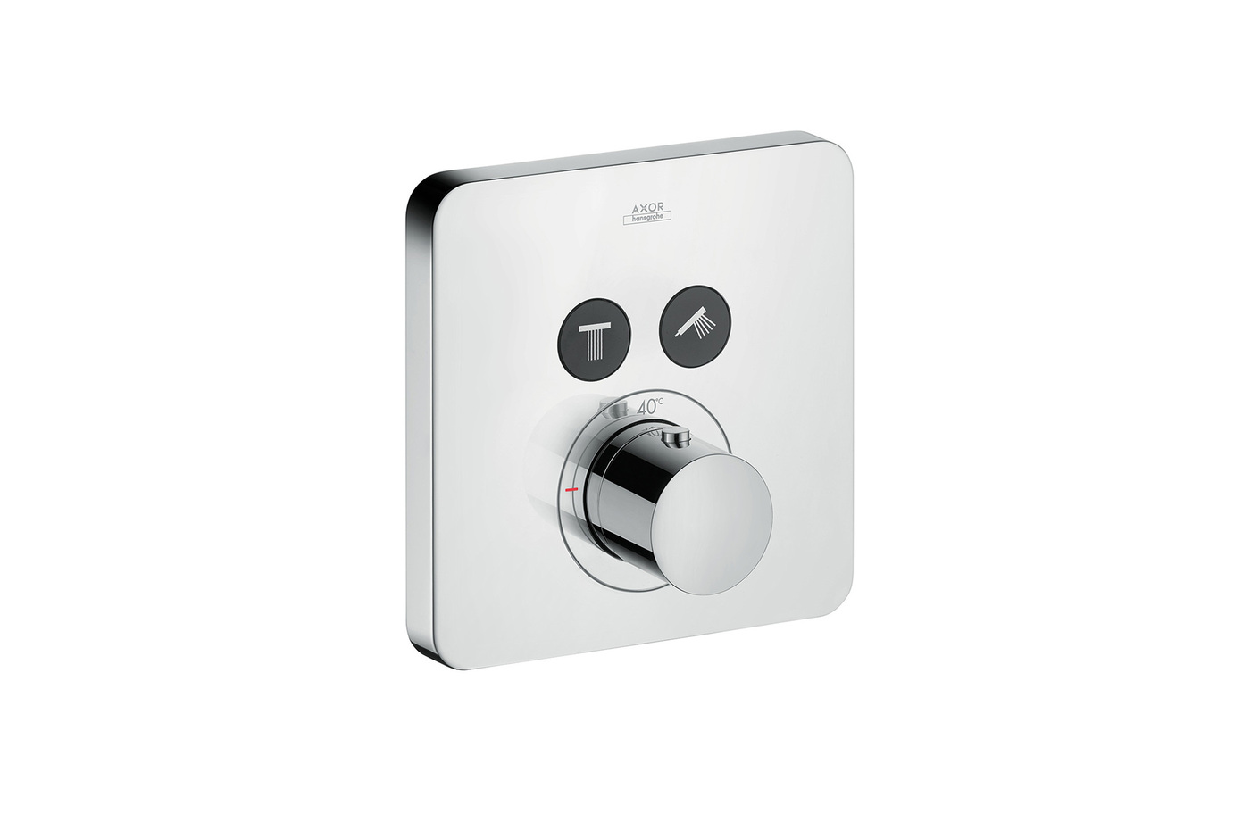 AXOR thermostatic mixer Softcube for 2 outlets for concealed installation