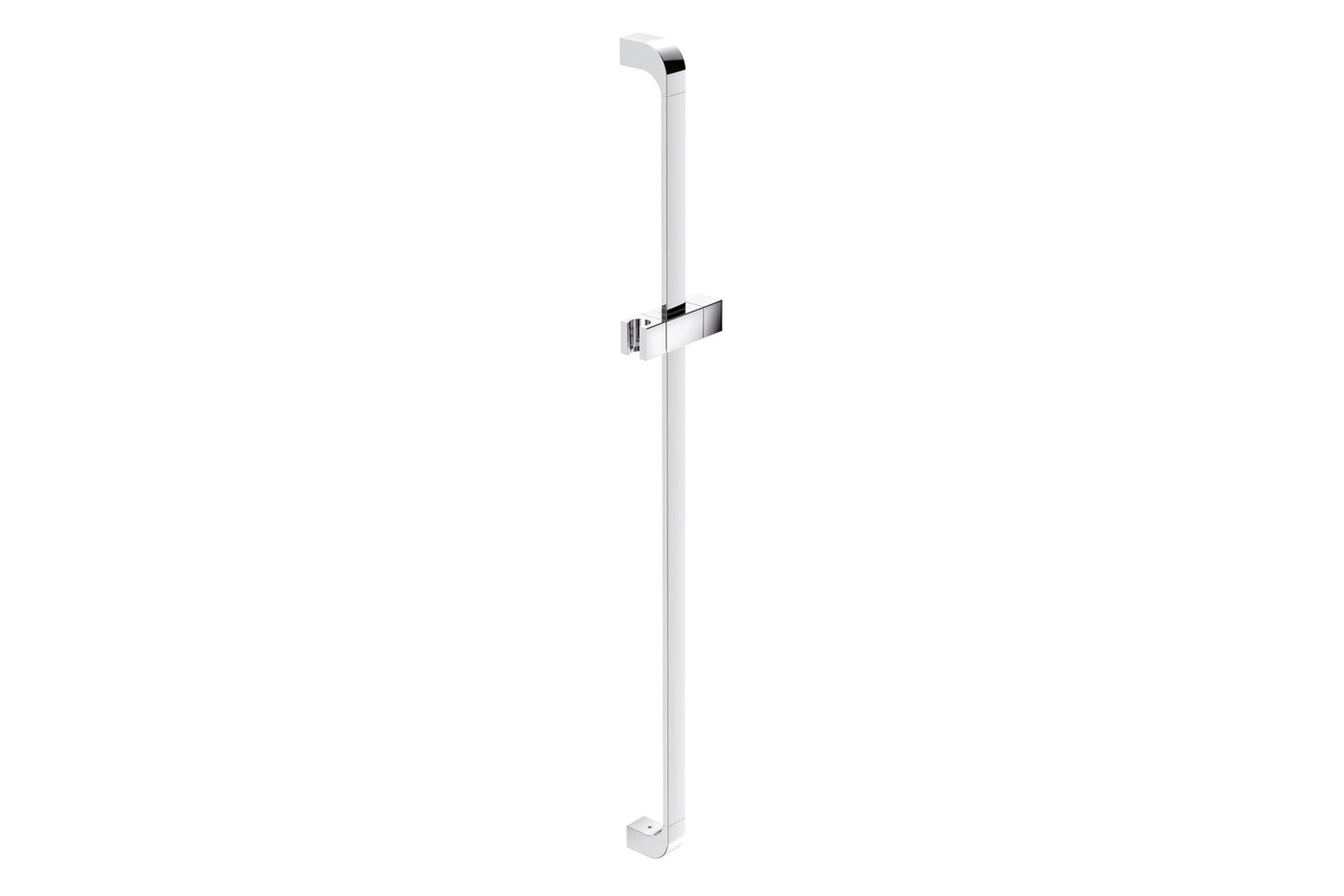 Rail with shower head holder chrome, c to c 900 mm