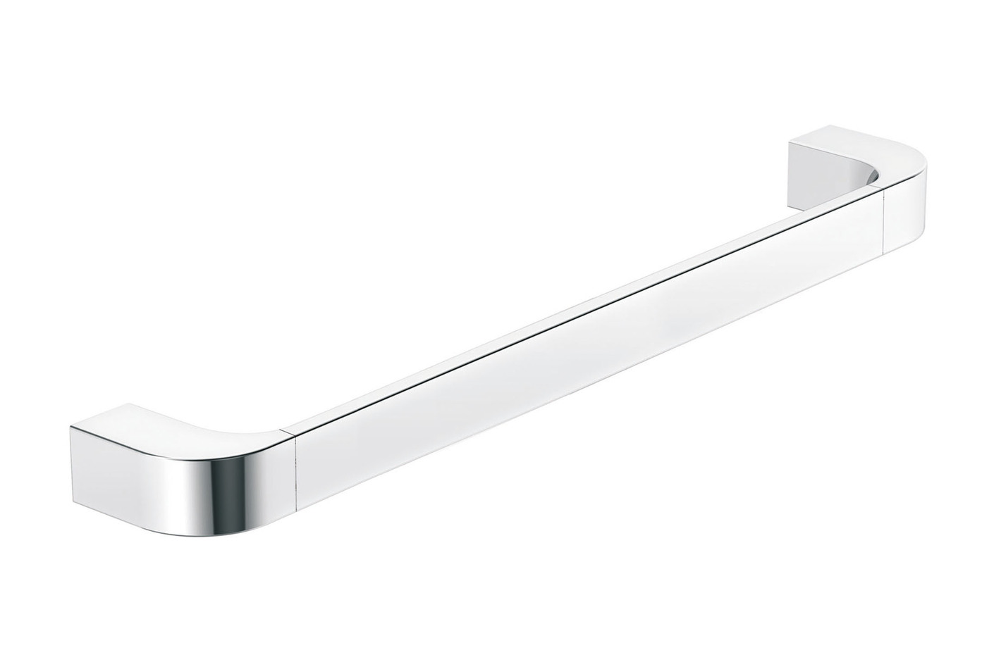 Bath towel rail chrome, c to c 600 mm