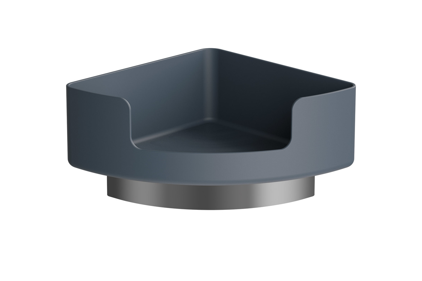 Corner shelf with holder