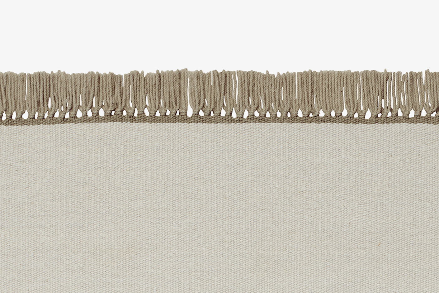 Kelim Cross Coloured Fringes