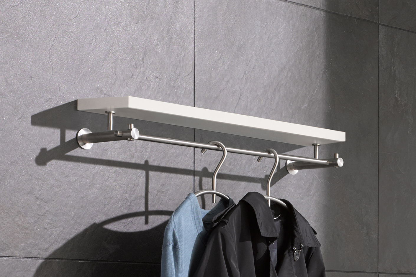 Wandgarderobe mit MDF-Ablage G4-600H