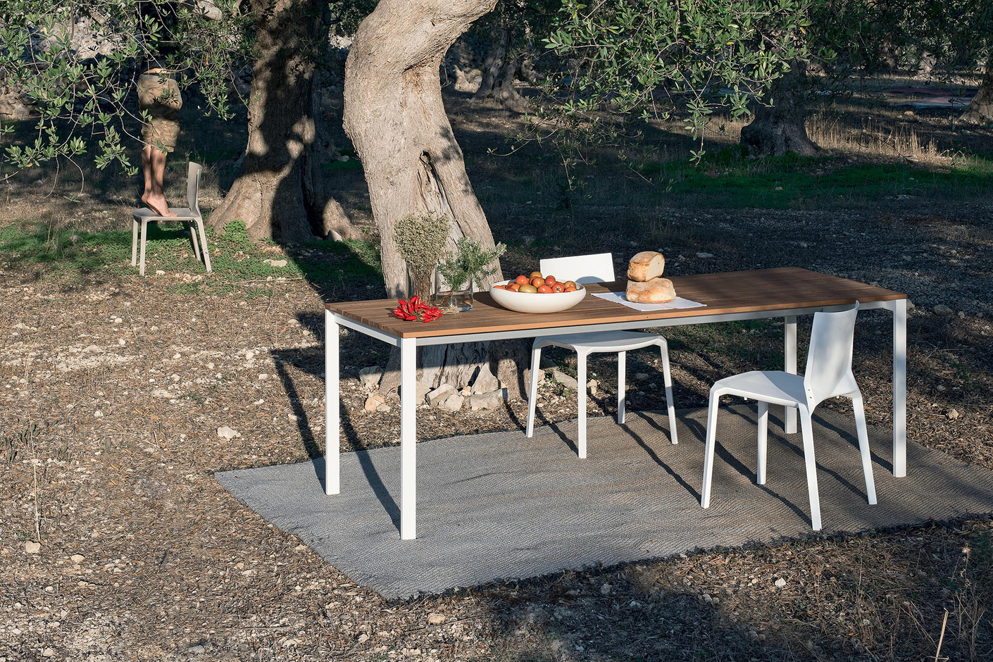 be-Easy slatted table