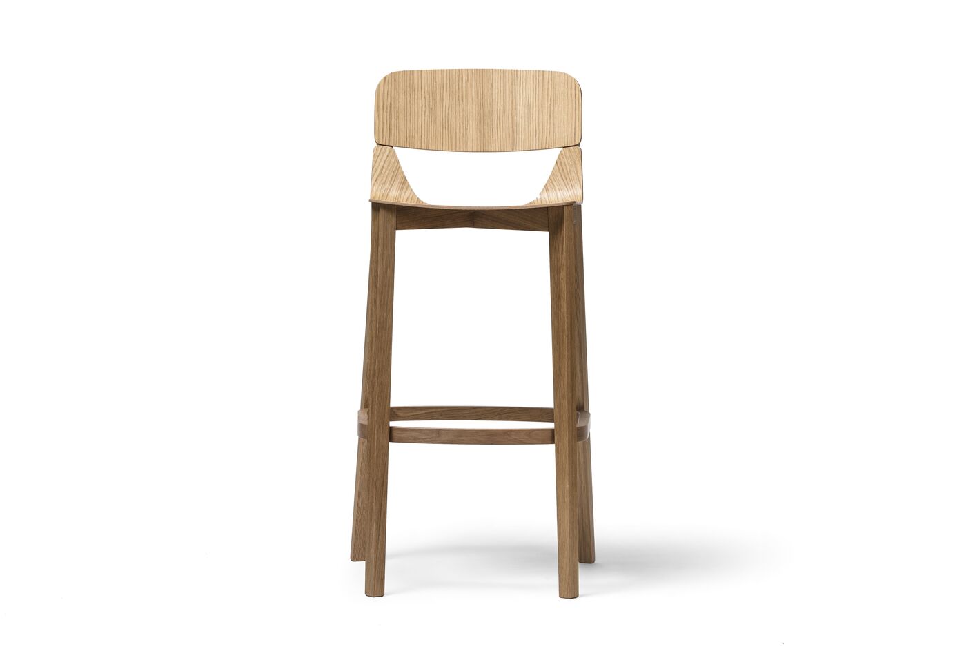 Leaf bar stool with back rest