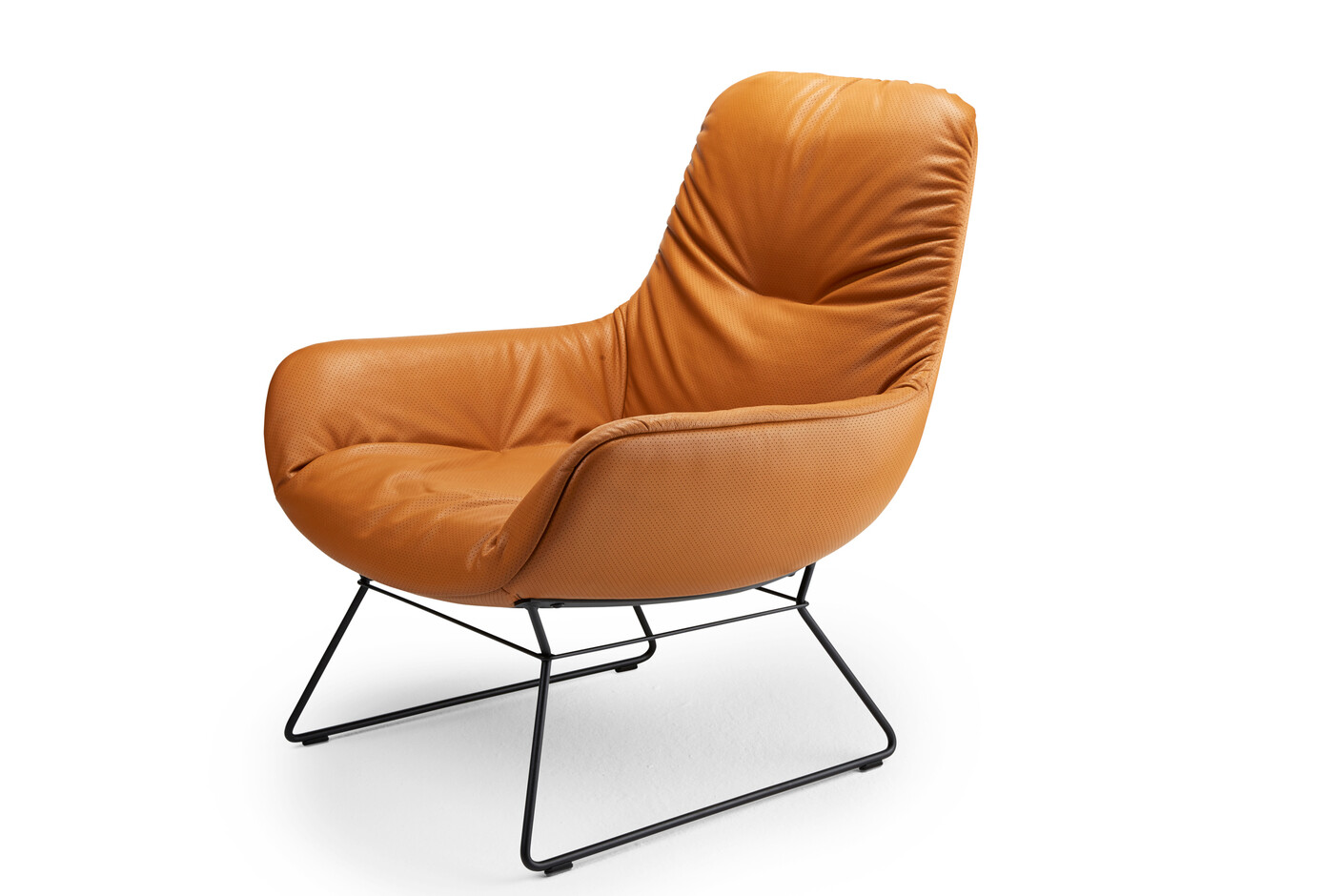 Leya lounge chair with wire frame