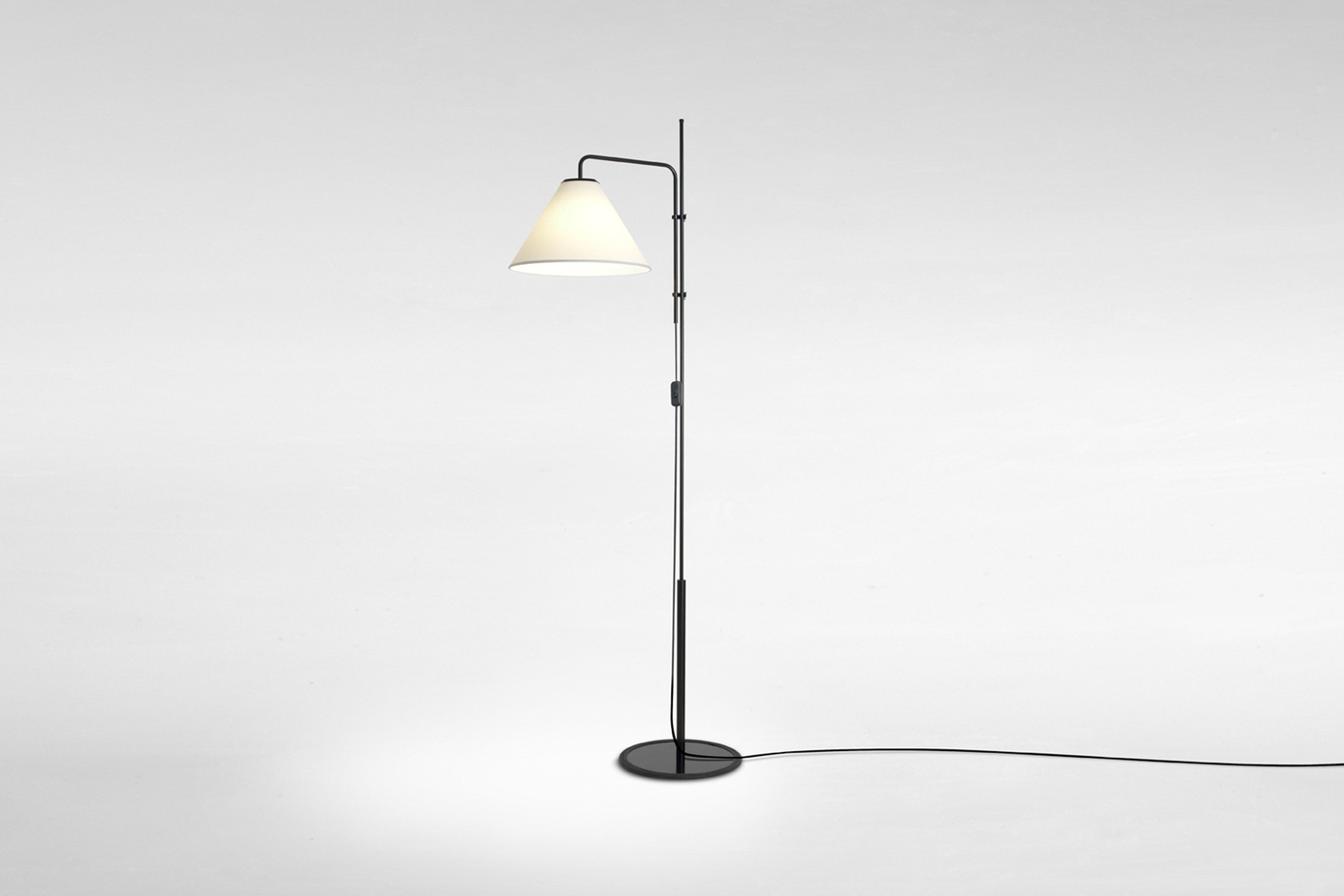 Funiculí Fabric standing lamp