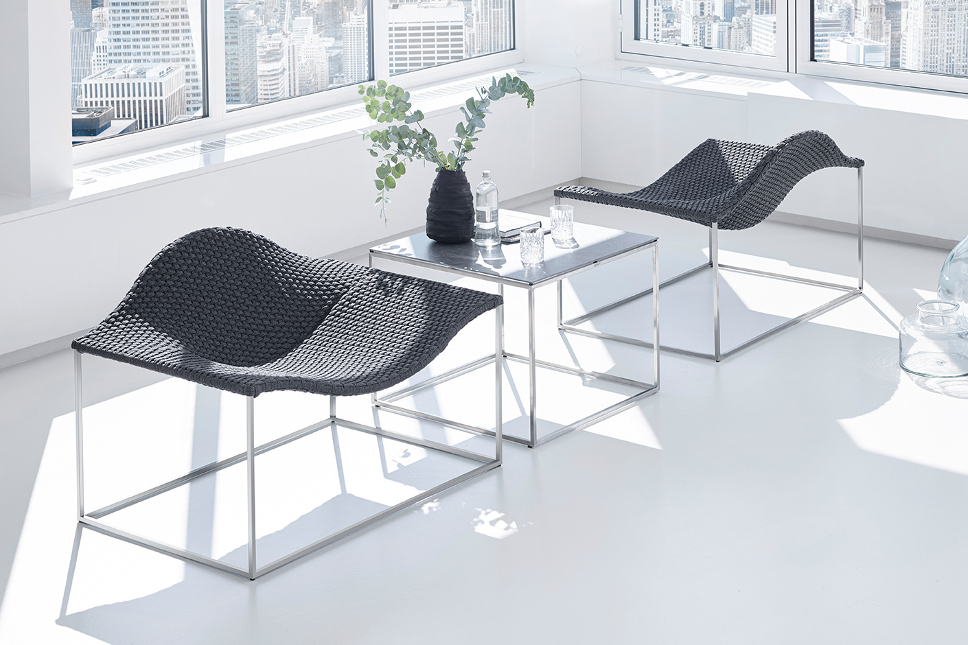 Gerahmte Doppelwelle