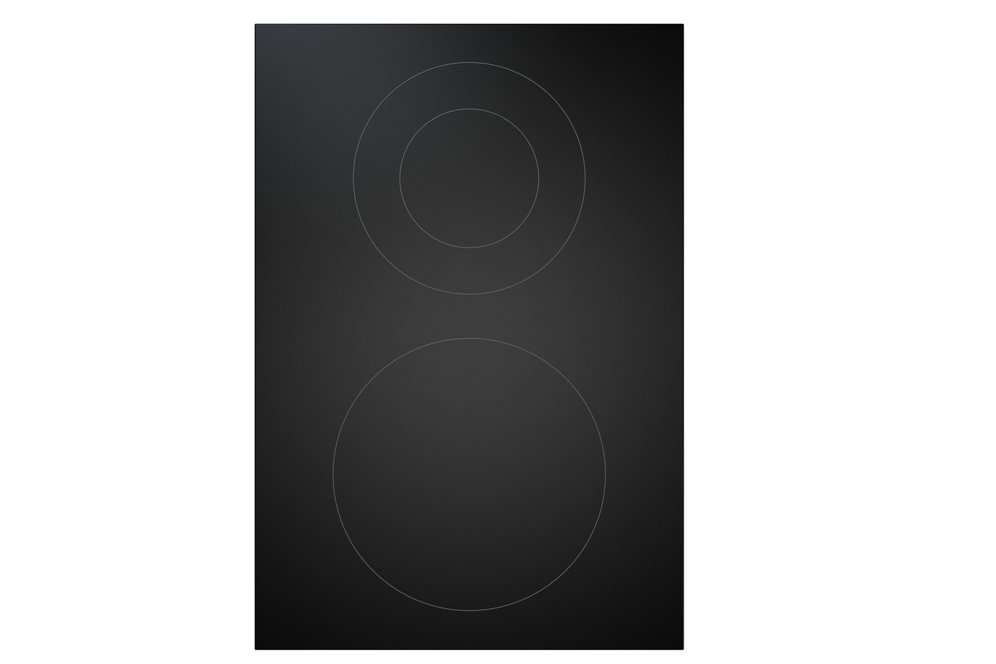 BORA Professional 2.0 Hyper glass ceramic cooktop with 2 cooking zones 1-ring/2-ring