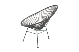 Acapulco Chair Leder Negro  von  ACAPULCO DESIGN