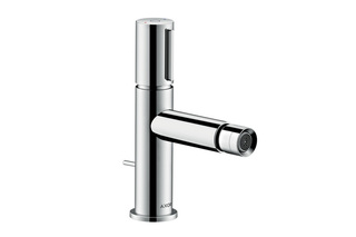 AXOR Uno Select Bidetmischer mit Zugstangen-Ablaufgarnitur  von  AXOR