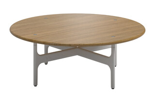 Grand Weave Round Coffee Table  by  Gloster Furniture