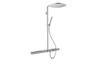 AXOR Showerpipe 800 with thermostatic mixer and overhead shower 350 1jet  by  AXOR