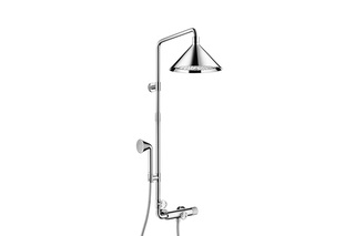 AXOR Showerpipe with thermostatic mixer and overhead shower 240 1jet  by  AXOR