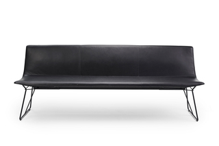 Amelie bench with wire frame  by  Freifrau