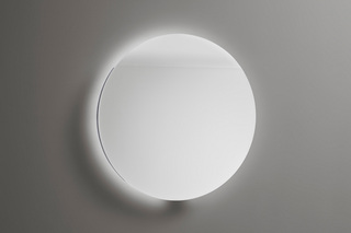 Coco mirror with circulating LED-light and selection:cold/warm white  by  burgbad