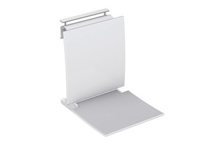 Einhängesitz Sitzfläche und Rückenlehne in Weiß  von  HEWI