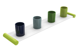 Zahnputzbecherleiste, 4 Plätze  von  HEWI