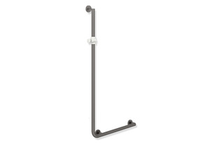L-shaped support rail with shower head holder  by  HEWI