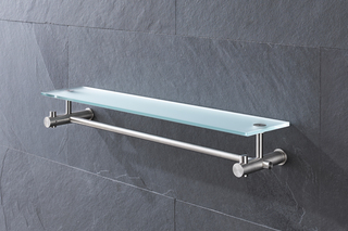 Handtuchstange mit Glasablage G9-500G  von  PHOS