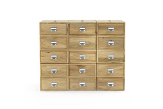 Prospectus shoe rack  by  RIVA 1920