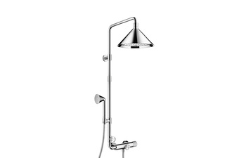 AXOR Showerpipe with thermostatic mixer and overhead shower 240 1jet