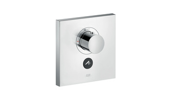 AXOR thermostatic mixer highflow Square for 1 outlet and additional outlet for concealed installation