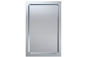 BORA Classic 2.0 Tepan stainless steel grill with 2 cooking zones