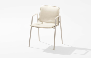 Zebra chair with armrests