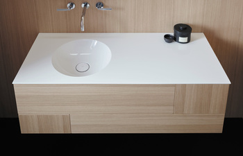 Coco Mineralguss-Waschtisch inkl. Waschtischunterschrank