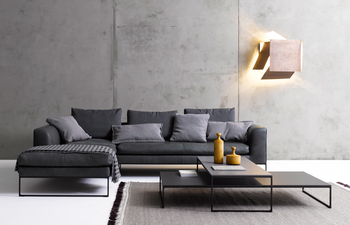 Mell Lounge mit losen Sitzkissen