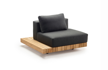 Plateau L-Modul Sitz/Rücken + Seitentisch