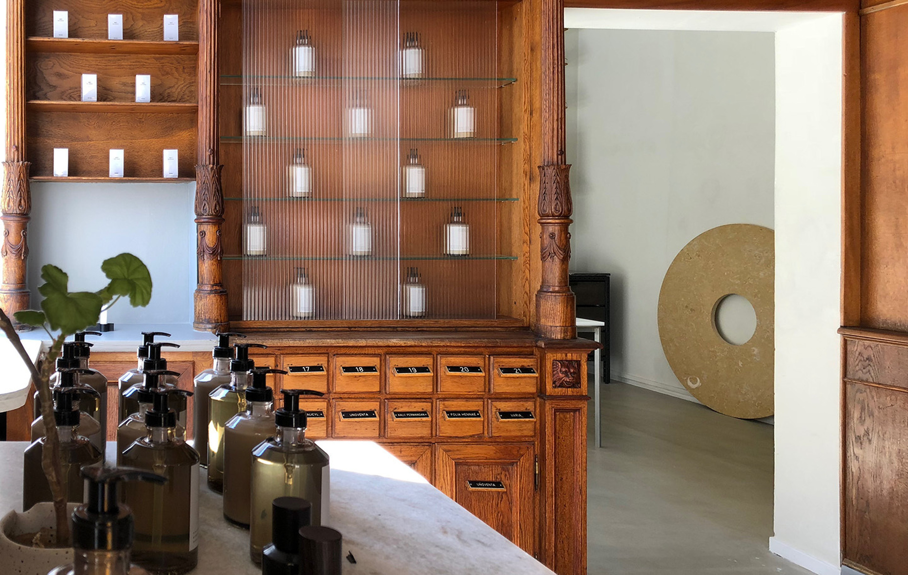 Frama Studio Store in the rooms of the former St. Pauls Apotek