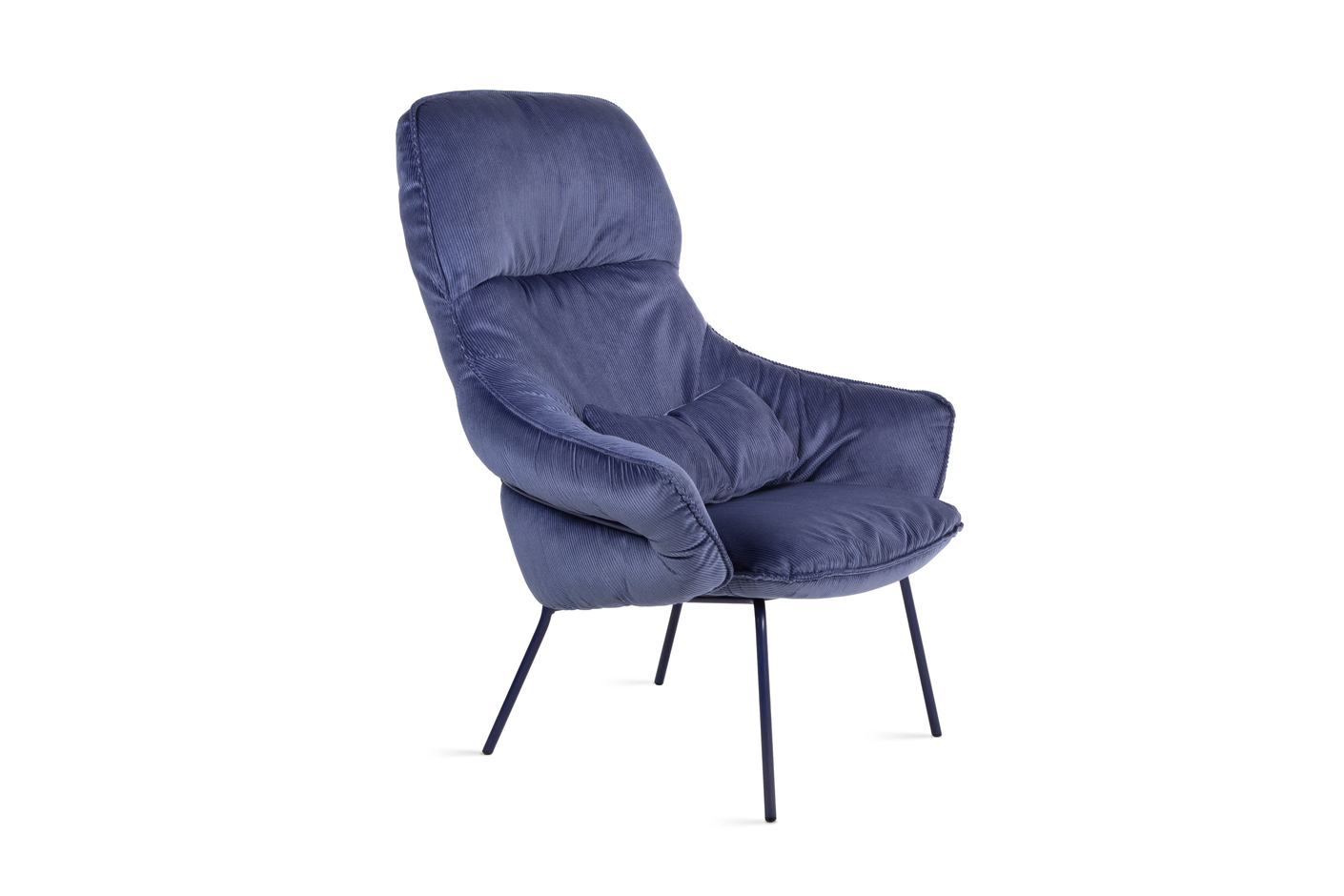 Marie Lounge Chair High with steel frame