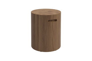 Block 62.5cm Round Side Table  by  Gloster Furniture