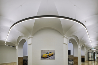 LED-Linargo pendant direct/indirect curved  by  ADO Lights